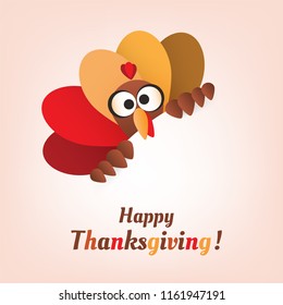 Happy Thanksgiving Card Design Template