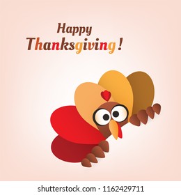 Happy Thanksgiving Card Design Template