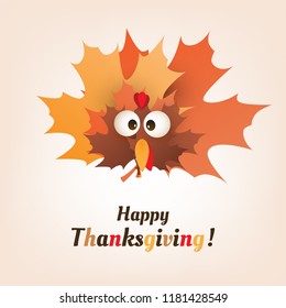 Happy Thanksgiving Card Design Template