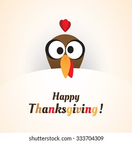 Happy Thanksgiving Card Design Template