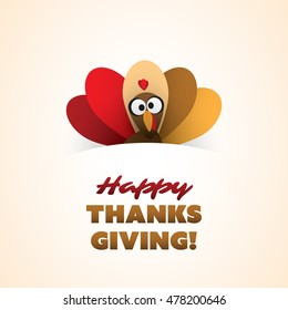 Happy Thanksgiving Card Design Template