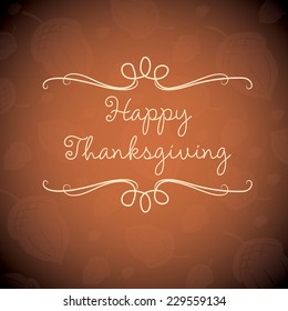  Happy Thanksgiving card in vector format.