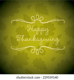  Happy Thanksgiving card in vector format.