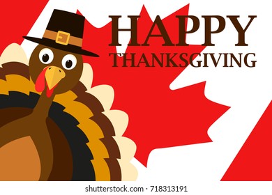 Happy Thanksgiving Celebration Design. Vector Illustration