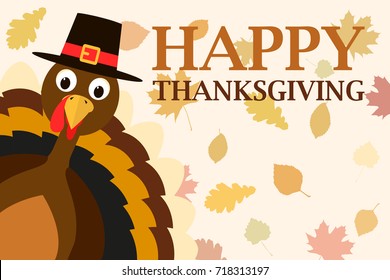 Happy Thanksgiving Celebration Design Vector Illustration Stock Vector 