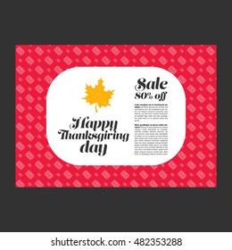 Happy Thanksgiving Day background