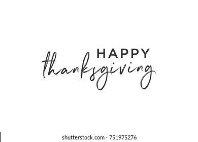 Happy Thanksgiving. Thanksgiving Day Background, Happy Thanksgiving Greeting Card, Giving Thanks Text, Holiday Card, Vector Illustration Background