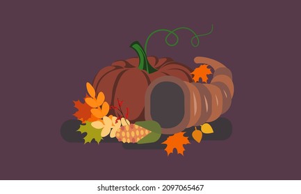 Happy Thanksgiving day, background, harvest for thanksgiving day