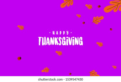 Happy thanksgiving day background illustration vector