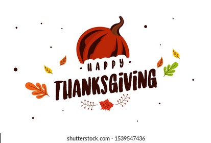 Happy thanksgiving day background illustration vector