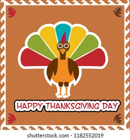 happy thanksgiving day background template