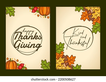 Happy Thanksgiving Day Background Template