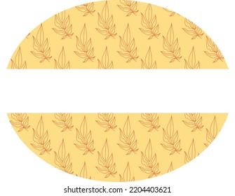 Happy Thanksgiving day banner with leaves, acorns and berries on white background., illustration of a background