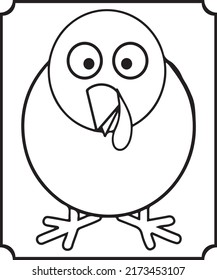 Happy Thanksgiving Day Coloring Pages for Kids