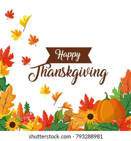 Happy thanksgiving day design