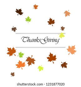 Happy Thanksgiving Day design. Vector eps 10