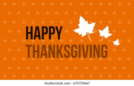 Happy Thanksgiving day greeting card