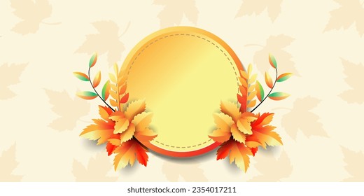 Happy thanksgiving day, hello autumn, Thanksgiving design perfect for prints,flyers,banners, invitations ,Vector illustration.