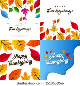 Happy thanksgiving day illustration vector