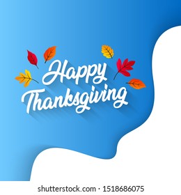 Happy thanksgiving day illustration vector