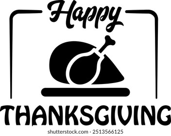 Happy Thanksgiving. Thanksgiving day illustration vector