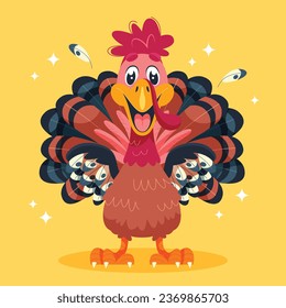 Happy Thanksgiving Day Label. thanks giving celebration. Happy Thanksgiving background. November 23. Cartoon Vector Illustration for Card, Sticker, Label. Template. Thanksgiving day elements.