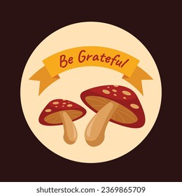 Happy Thanksgiving Day Label. thanks giving celebration. Happy Thanksgiving background. November 23. Cartoon Vector Illustration for Card, Sticker, Label. Template. Thanksgiving day elements.