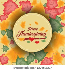 happy thanksgiving day with leafs