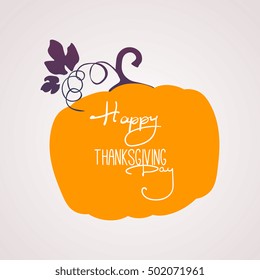  Happy Thanksgiving Day logotype, badge and icon. Happy Thanksgiving Day logo template. Thanksgiving Day card, banner, flyer. vector illustration.