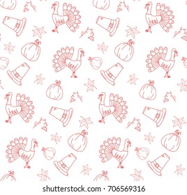 Happy thanksgiving day pattern 