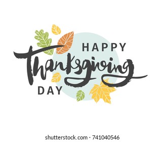  Happy Thanksgiving Day. Poster for Thanksgiving Day. Banner of Thanksgiving Day. Illustration for Thanksgiving Day. Autumn illustration.Autumn poster. Design element for holiday autumn