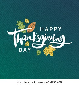  Happy Thanksgiving Day. Poster for Thanksgiving Day. Banner of Thanksgiving Day. Illustration for Thanksgiving Day. Autumn illustration.Autumn poster. Design element for holiday autumn