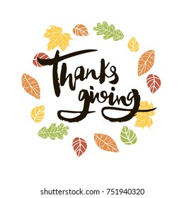  Happy Thanksgiving Day. Poster for Thanksgiving Day. Banner of Thanksgiving Day. Illustration for Thanksgiving Day. Autumn illustration.Autumn poster. Design element for holiday autumn