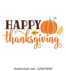 Happy Thanksgiving Day Shirt Design