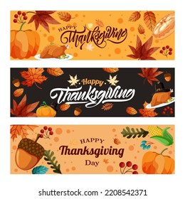 Happy thanksgiving day social media template or banner design. Suitable to use on Happy Thanksgiving day event.