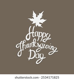 Happy Thanksgiving Day template background. Happy Thanksgiving Day, Template banner, poster, flyer, greeting card, web design, print design. Vector illustration