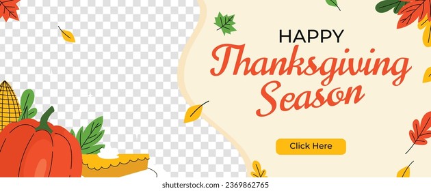 Happy Thanksgiving Day. thanks giving celebration. Happy Thanksgiving background. November 23. Cartoon Vector Illustration for Poster, Banner, Greeting Card, Flyer, Invitation Card, Cover, Template.