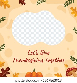 Happy Thanksgiving Day. thanks giving celebration. Happy Thanksgiving background. November 23. Cartoon Vector Illustration for Poster, Banner, Greeting Card, Flyer, Invitation Card, Cover, Template.