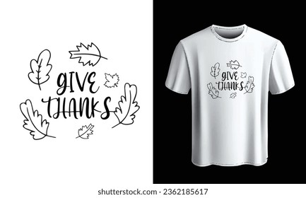 Happy Thanksgiving Day T-shirt design vector template. Best Thanksgiving designs that are perfect for coffee mugs, posters, cards, pillow covers, stickers, Canvas designs, and Musk designs. USA, 