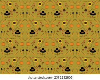 Happy thanksgiving day. Vector banner, greeting card with text Happy thanksgiving day