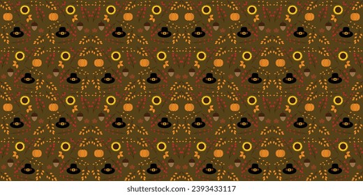Happy thanksgiving day. Vector banner, greeting card with text Happy thanksgiving day