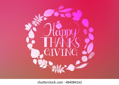 Happy Thanksgiving Day. Vector banner