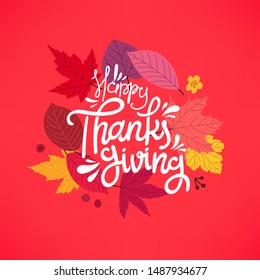 Happy Thanksgiving Day. Vector concept