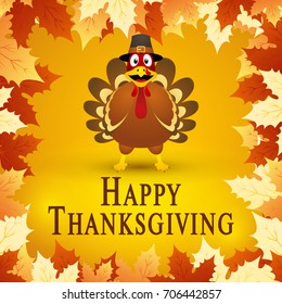 Happy Thanksgiving Day. Vector illustration