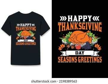 Happy Thanksgiving Day vector t-shirt design that are perfect for poster,  Musk design ,  cards, Canvas design, coffee mug,  sticker and pillow cover .