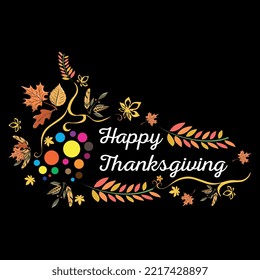 Happy Thanksgiving Day vector t-shirt design that are perfect for coffee mug, poster, cards, pillow cover, sticker, Canvas design, and Musk design.