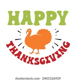 Happy Thanksgiving design Illustration for print