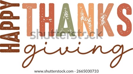 Happy Thanksgiving Design And Vector File