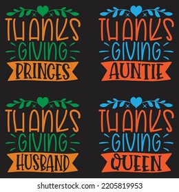 Happy Thanksgiving, Happy Fall T shirt and SVG design bundle. autumn thanksgiving bundle, hello fall pumpkin designs. Thanksgiving Quotes t shirt Design, Vector EPS Editable Files Bundle.