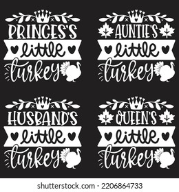 Happy Thanksgiving, Happy Fall T shirt and SVG design bundle. autumn thanksgiving bundle, hello fall pumpkin designs. Thanksgiving Quotes t shirt Design, Vector EPS Editable Files Bundle.